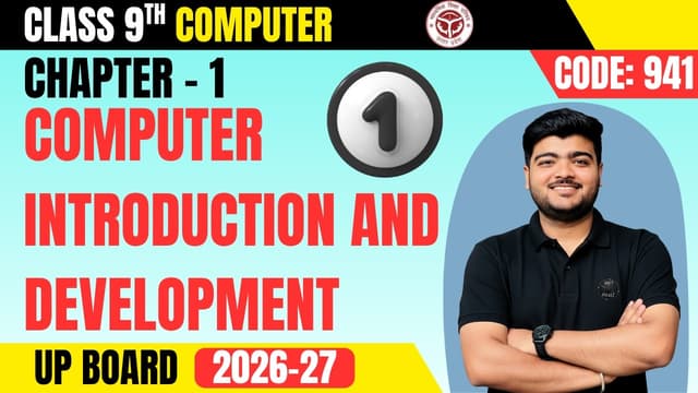 Chapter 1 - Computer Introduction and Development