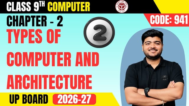 Chapter 2 - Types of Computer and Architecture